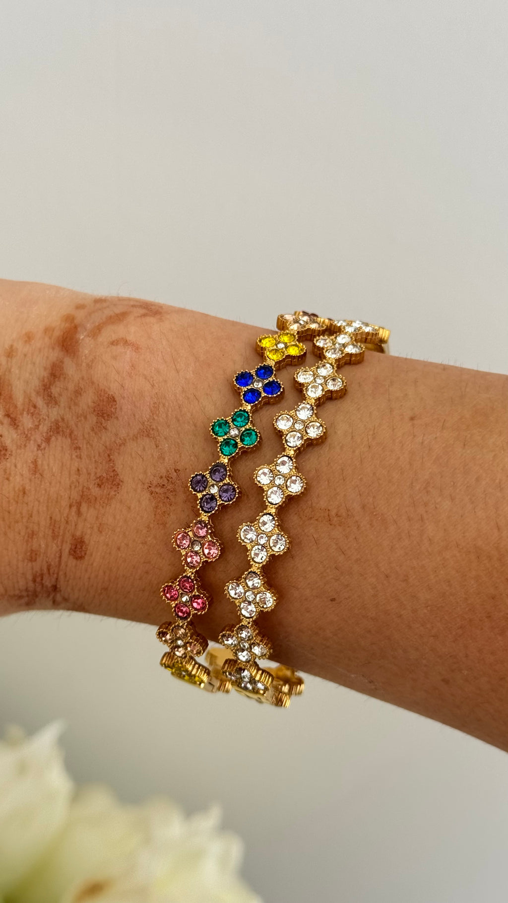 Bracelet signature trèfles
