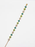 Bracelet trèfles tricolores