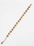 Bracelet trèfles multicolores